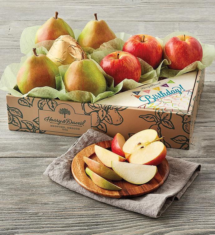 Birthday Pears and Apples Gift 